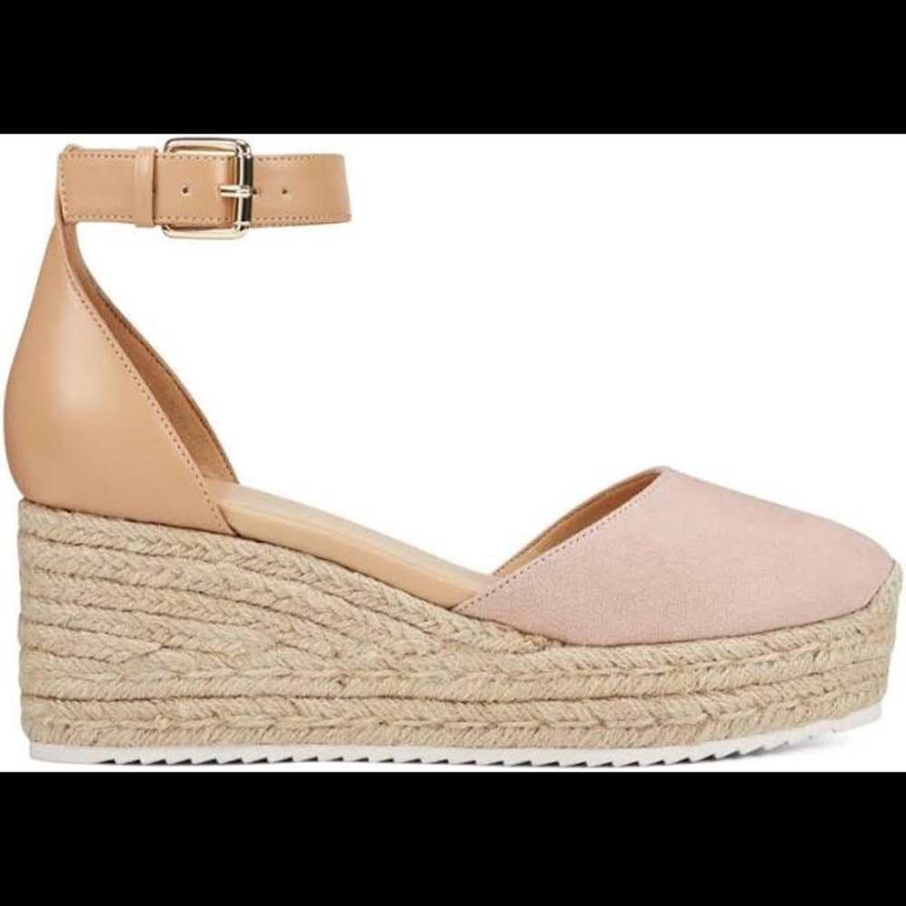 Espadrille Wedge Nine West 8 1/2 Pink Ariela